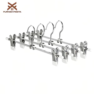 𝐅𝐔𝐑𝐍𝐈𝐒𝐇 𝐅𝐈𝐄𝐒𝐓𝐀 Móc Áo Có thể chỉnh Lực kẹp mạnh Không Treo Áo để lại hằn Chống ăn mòn chống gỉ Đồ móc phơi đồ dày dặn