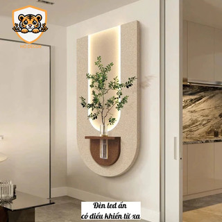 Đèn led có điều khiển- Tranh treo tường cắm hoa đèn led, decor nhà cửa, cửa hàng, khách sạn, spa, cafe sang trọng