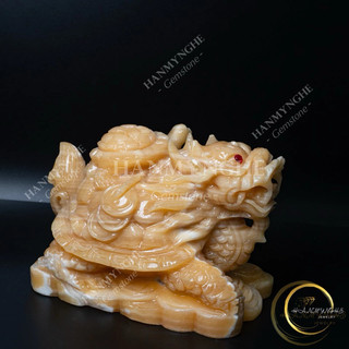 Long quy đá ngọc hoàng long 20 cm HANMYNGHE