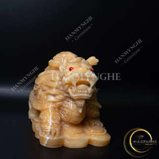 Long quy đá ngọc hoàng long 20 cm HANMYNGHE
