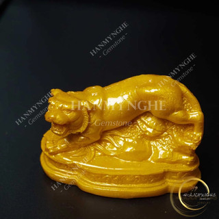 Tượng con chuột hổ ( dần )  màu vàng 10cm HANMYNGHE