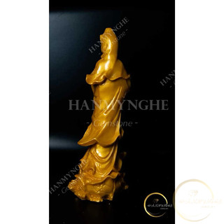 Tượng quan âm bột đá đúc cao 30 cm HANMYNGHE