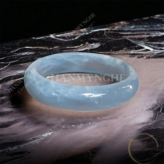 Vòng bảng đá aquamarine màu xanh nước biển tự nhiên HANMYNGHE
