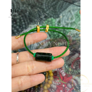Vòng tay lu thống đá ngọc sơn thuỷ tự nhiên HANMYNGHE