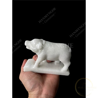 Con heo đá non nước cao 12 cm phong thuỷ HANMYNGHE