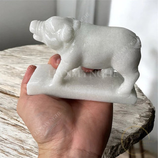 Con heo đá non nước cao 12 cm phong thuỷ HANMYNGHE