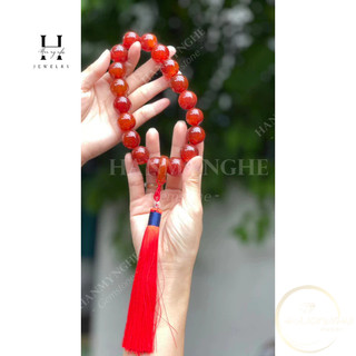 Vòng tay 18 mm đá mã não HANMYNGHE