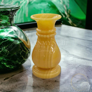 Lọ hoa đá ngọc hoàng long cao 20 cm HANMYNGHE