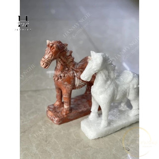 Cặp ngựa thờ cúng đá tự nhiên HANMYNGHE