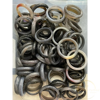 Vòng tay đá mã não tự nhiên ni 53-58 mm HANMYNGHE