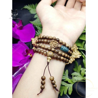 Vòng tay trầm tốc 108 hạt tự nhiên HANMYNGHE