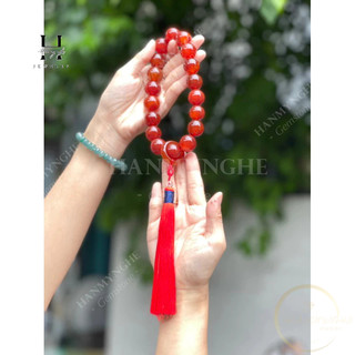 Vòng tay 18 mm đá mã não HANMYNGHE
