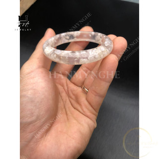 Vòng mã não hoa anh đào ni 53 mm HANMYNGHE giao ngẫu nhiên