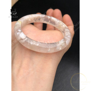 Vòng mã não hoa anh đào ni 53 mm HANMYNGHE giao ngẫu nhiên