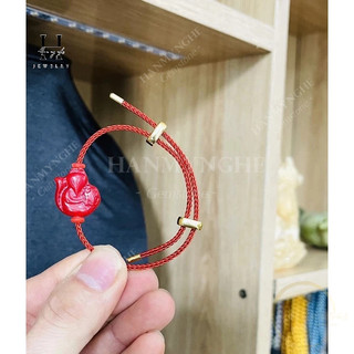 Vòng tay hồ ly đá ngọc cẩm thạch HANMYNGHE
