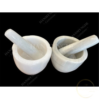 Cối đá non nước tự nhiên nguyên khối 17 cm tặng kèm chày HANMYNGHE