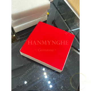 Đế lót nhung để tượng đá trắng non nước 16x16 cm cao 3 cm HANMYNGHE
