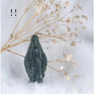 Mặt dây chuyền Đức Mẹ Maria Nephrite HANMYNGHE