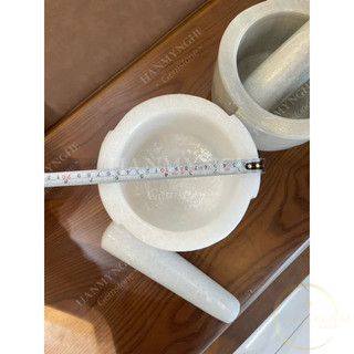 Cối đá non nước tự nhiên nguyên khối 17 cm tặng kèm chày HANMYNGHE