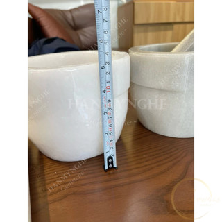 Cối đá non nước tự nhiên nguyên khối 17 cm tặng kèm chày HANMYNGHE