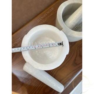 Cối đá non nước tự nhiên nguyên khối 17 cm tặng kèm chày HANMYNGHE