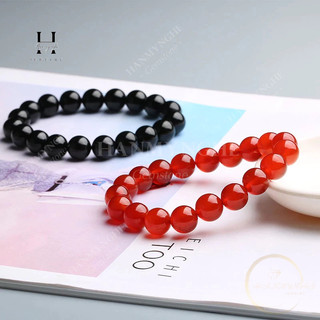 Vòng tay đá mã não tự nhiên 8mm HANMYNGHE