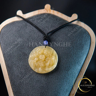 Mặt dây chuyền gia đình thánh đá ngọc hoàng long tặng kèm dây đeo HANMYNGHE