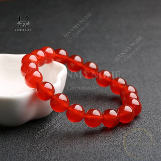 Vòng tay đá mã não tự nhiên 8mm HANMYNGHE