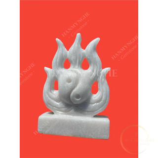 Mặt nhật nguyệt âm dương đá non nước tự nhiên trang trí đình đền chùa mộ HANMYNGHE
