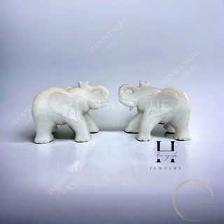 Cặp voi đá phong thuỷ 20 cm HANMYNGHE