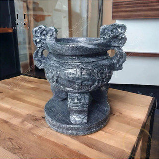 Lư hương công giáo đá non nước cao 20 cm HANMYNGHE
