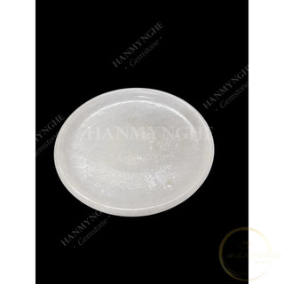 Đĩa đựng trái cây đá trắng đk 20 cm HANMYNGHE