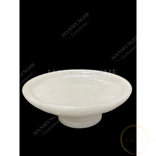 Đĩa đựng trái cây đá trắng đk 20 cm HANMYNGHE