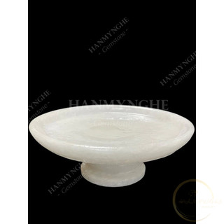 Đĩa đựng trái cây đá trắng đk 20 cm HANMYNGHE