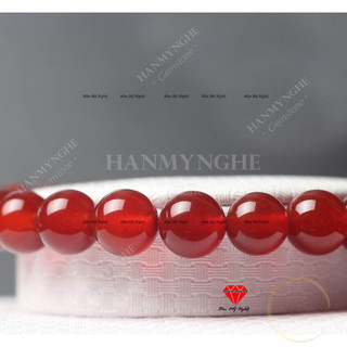 Vòng tay đá mã não đỏ 8mm HANMYNGHE