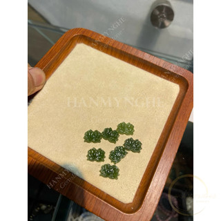Sen đá ngọc bích khoan lỗ lớn 1.5 mm HANMYNGHE