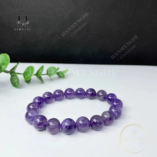 Vòng tay phong thuỷ đá thạch anh tím tự nhiên HANMYNGHE