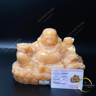 Di lặc để ô tô hoặc để bàn đá ngọc hoàng long HANMYNGHE