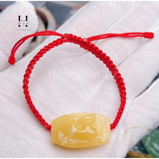 Vòng tay kỳ lân đá ngọc hoàng long HANMYNGHE