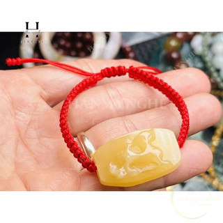 Vòng tay kỳ lân đá ngọc hoàng long HANMYNGHE