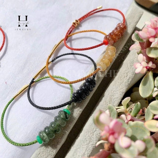 Vòng tay ngũ điếu đá thạch anh tóc HANMYNGHE