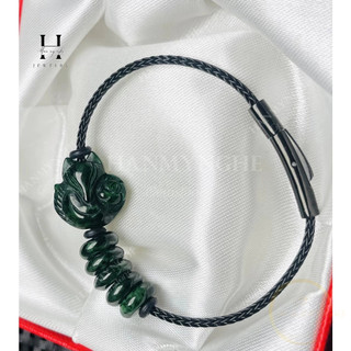 Vòng Tay Đồng Điếu Ngọc ngọc sơn thủy đo mix Hồ Ly HANMYNGHE