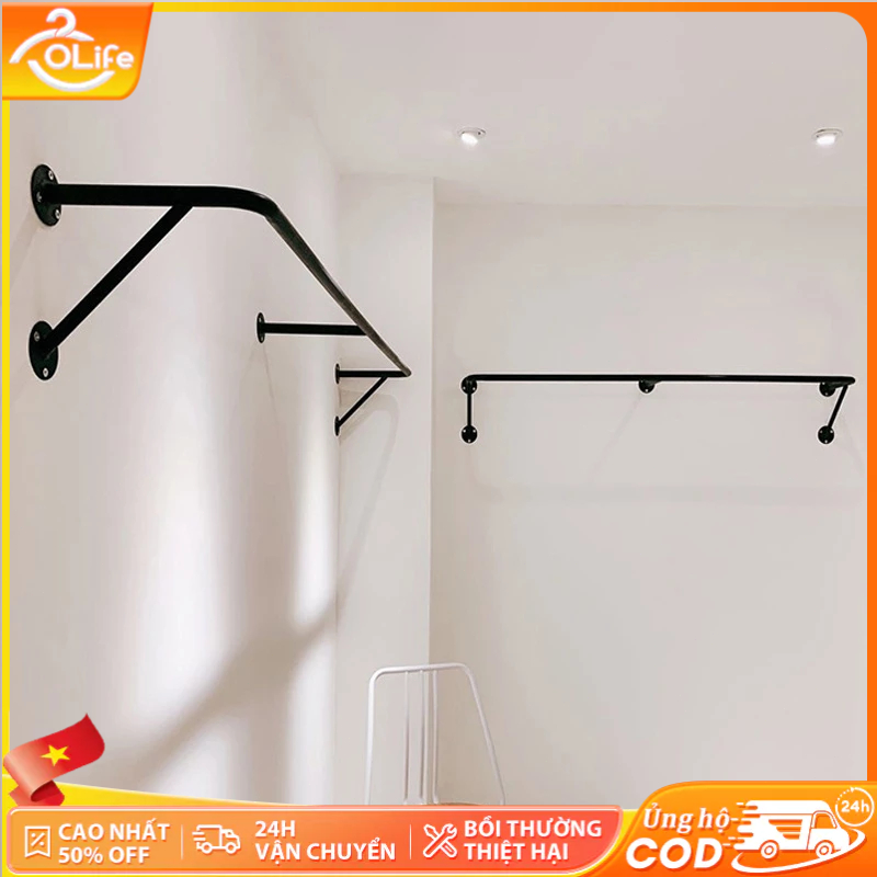 𝐎𝐥𝐢𝐟𝐞 Thanh U Treo Quần Áo Cây Treo Đồ Treo Tường Giá Treo Quần Áo Cài Đặt Dễ