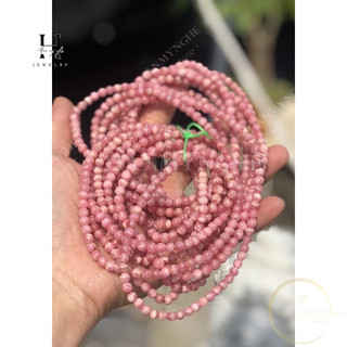 Vòng tay đào hoa 6 mm quấn 3 vòng