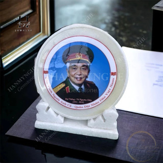 Đĩa in hình bác giáp 20cm HANMYNGHE