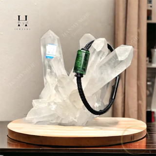 Vòng tay lu thống đá ngọc cẩm thạch HANMYNGHE