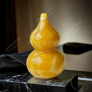 Hồ lô đá ngọc hoàng long tự nhiên HANMYNGHE