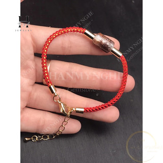 Vòng tay lu thống Thạch anh ưu linh ngũ sắc HANMYNGHE