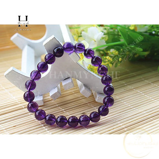 Vòng tay đá tự nhiên tím HANMYNGHE