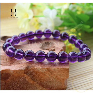 Vòng tay đá tự nhiên tím HANMYNGHE